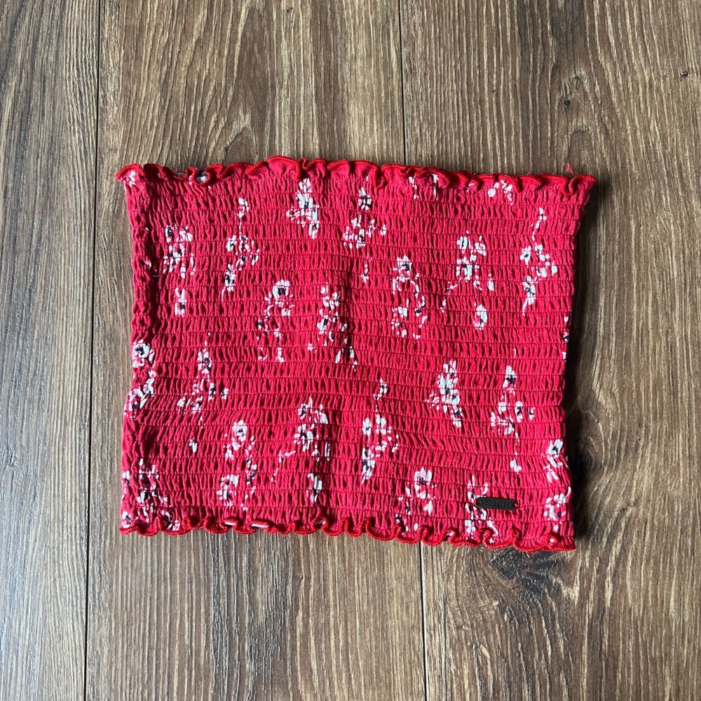 Floral Hollister Tube Top